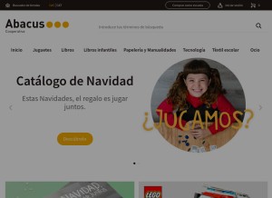 How abacus.coop looks like on a tablet such as an iPad.