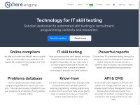 Desktop screenshot for sphere-engine.com