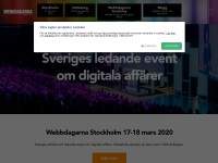 Desktop screenshot for webbdagarna.se