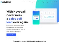 Desktop screenshot for novocall.co