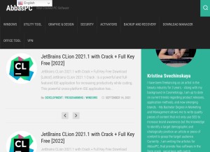 How abbaspc.org looks like on a tablet such as an iPad.