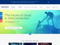 Desktop screenshot for interxion.com