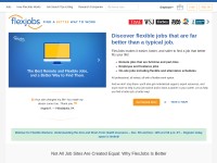 Desktop screenshot for flexjobs.com