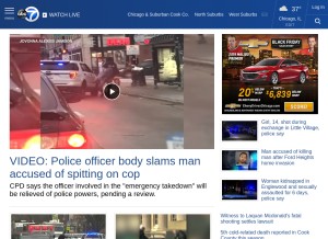 How abc7chicago.com looks like on a tablet such as an iPad.