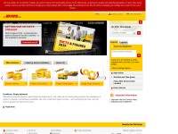 Desktop screenshot for dhl.com
