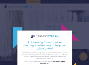 How abcsignup.com looks like on a tablet such as an iPad.