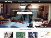Desktop screenshot for universalclass.com