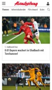 How abendzeitung-muenchen.de looks like on a mobile device such as an iPhone.