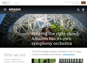 How aboutamazon.com looks like on a tablet such as an iPad.