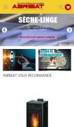 How abribatelectromenager.fr looks like on a mobile device such as an iPhone.