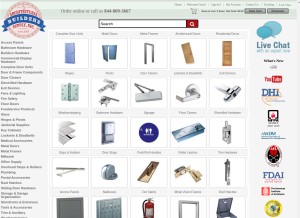 How absupply.net looks like on a tablet such as an iPad.