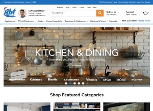 How abt.com looks like on a tablet such as an iPad.