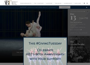 How abt.org looks like on a tablet such as an iPad.