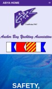 How abya.org looks like on a mobile device such as an iPhone.