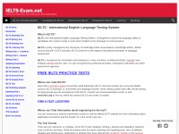 Desktop screenshot for ielts-exam.net