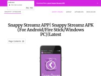 Desktop screenshot for snappystreamz-apk.com