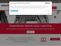 Desktop screenshot for skillsoft.com