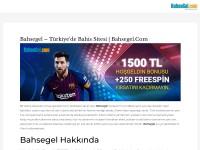 Desktop screenshot for girisbahsegel.com