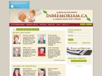 Desktop screenshot for inmemoriam.ca