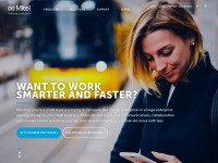 Desktop screenshot for mitel.com