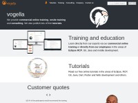 Desktop screenshot for vogella.com