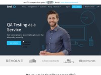 Desktop screenshot for test.io