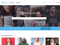 Desktop screenshot for teezily.com