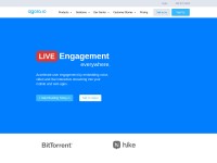 Desktop screenshot for agora.io