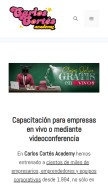 How academy.carloscortes.com.co looks like on a mobile device such as an iPhone.
