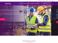 Desktop screenshot for aveva.com
