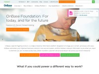 Desktop screenshot for onbase.com