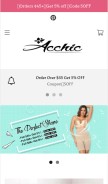 How acchic.com looks like on a mobile device such as an iPhone.