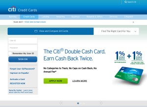 How accountonline.com looks like on a tablet such as an iPad.