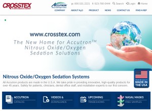 How accutron-inc.com looks like on a tablet such as an iPad.