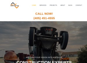 How acmeok.com looks like on a tablet such as an iPad.