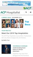 How acphospitalist.org looks like on a mobile device such as an iPhone.
