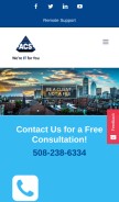 How acs.com looks like on a mobile device such as an iPhone.