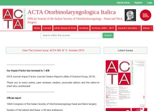 How actaitalica.it looks like on a tablet such as an iPad.