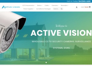 How active-vision.com looks like on a tablet such as an iPad.