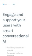 How activechat.ai looks like on a mobile device such as an iPhone.