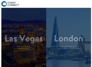 How activeevents.com looks like on a tablet such as an iPad.
