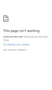 How acurite.com looks like on a mobile device such as an iPhone.