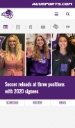 How acusports.com looks like on a mobile device such as an iPhone.