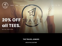 Desktop screenshot for thetraveljunkies.ca