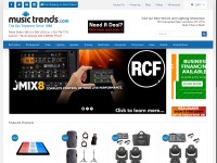 Desktop screenshot for musictrends.com