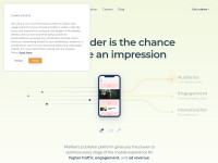 Desktop screenshot for marfeel.com