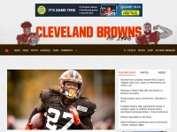 Desktop screenshot for clevelandbrowns.com