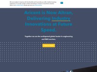 Desktop screenshot for aricent.com
