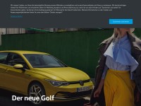 Desktop screenshot for volkswagen.de