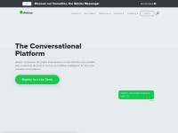 Desktop screenshot for iadvize.com